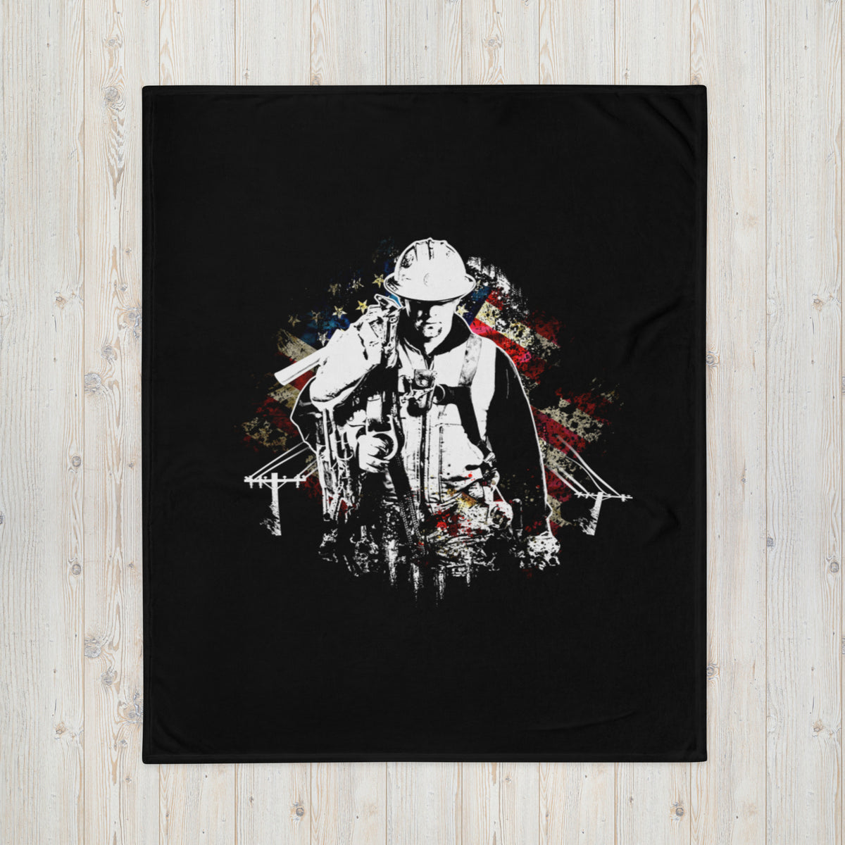 Lineman Throw Blanket