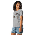 Cheetah Line Wife Relaxed T-Shirt