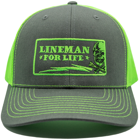 Lineman for Life - Lime - LineCrew